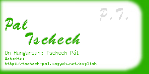pal tschech business card